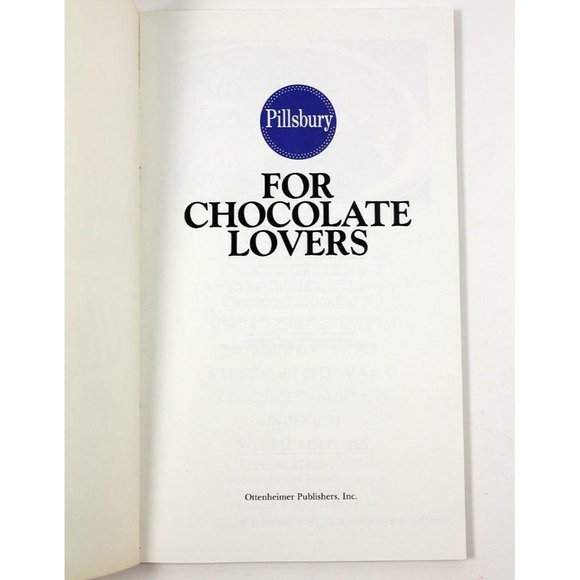 Pillsbury For Chocolate Lovers Rich, Rare and Glorious 1993 Cookbook - Picture 4 of 8